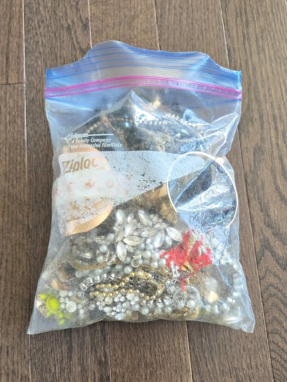 Assorted Costume Jewelry Lot Gold & Black - As Is